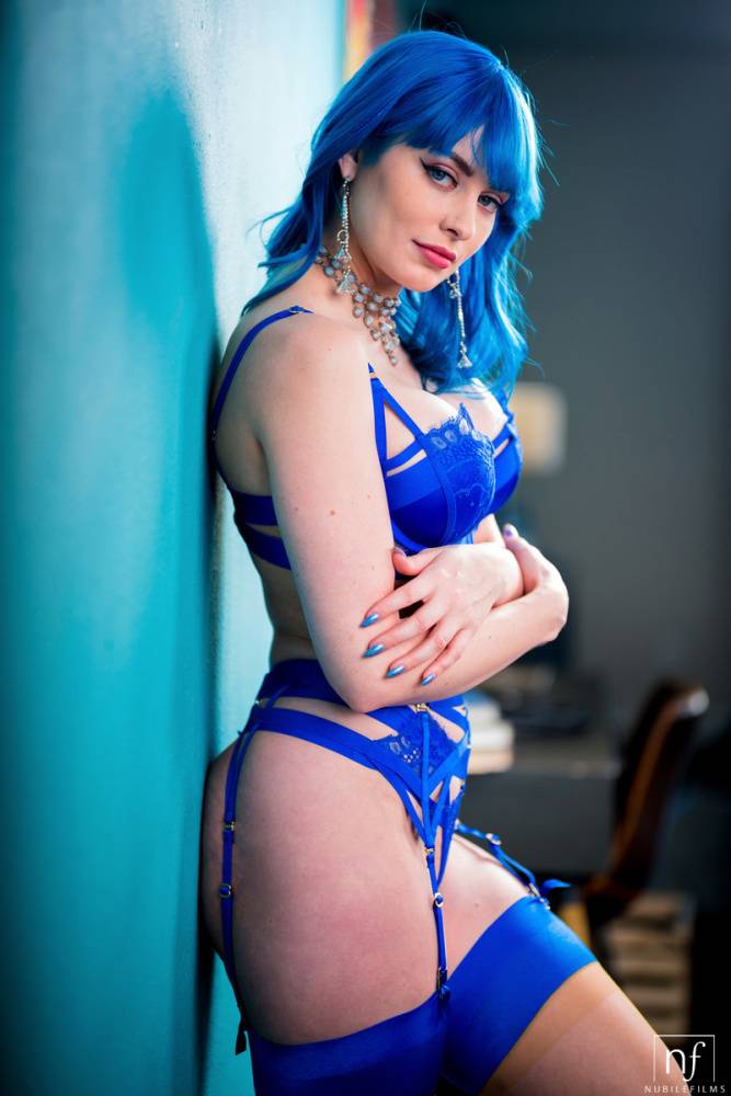 Jewelz Blu is the April 2022 Fantasy of the month She is decked out in the - #13