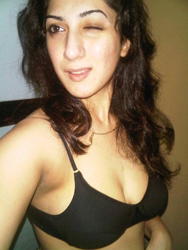 Indian solo girl takes self shots of her big natural tits - #7