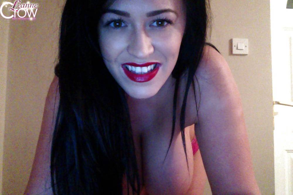 Busty pornstar Leanne Crow flashing big ass and huge knockers on webcam | Photo: 1154518