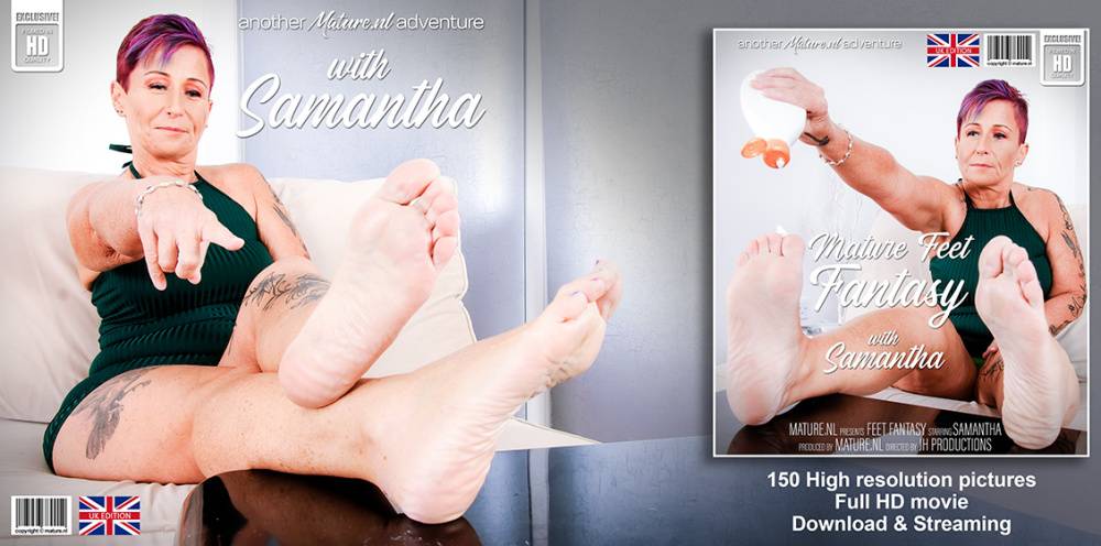 Mature Samantha has a fetish for feet | Photo: 1450703