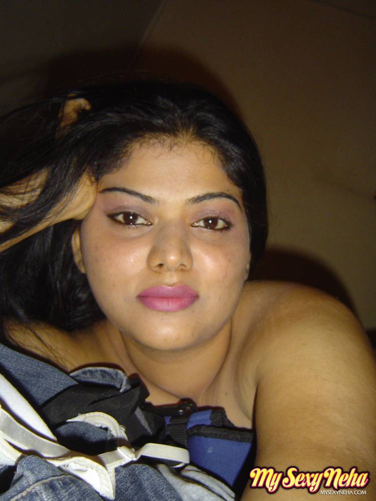 Indian female Neha uncovers big naturals and large areolas during self shots - #12