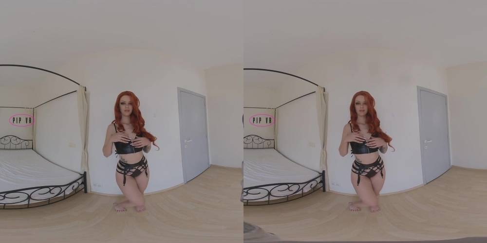 OnlyFans model Nympha Ophis First Time in VR; Wild Redhead Solo First Time in VR - #5