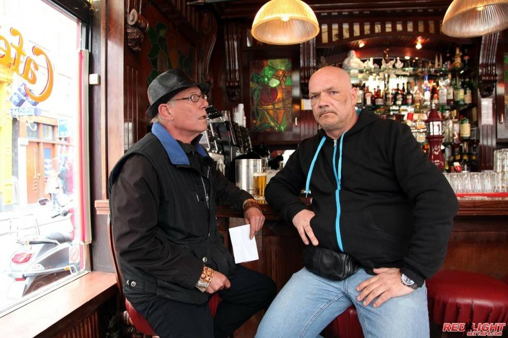 2 old guys enlist the services of a prostitute while visiting Amsterdam - #4