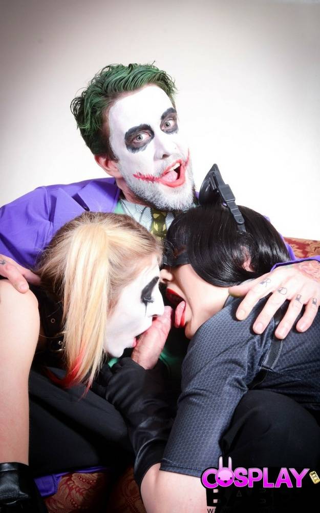 Bi girls Tina Kay & Jessica Jensen takes part in a cosplay themed threesome - #7