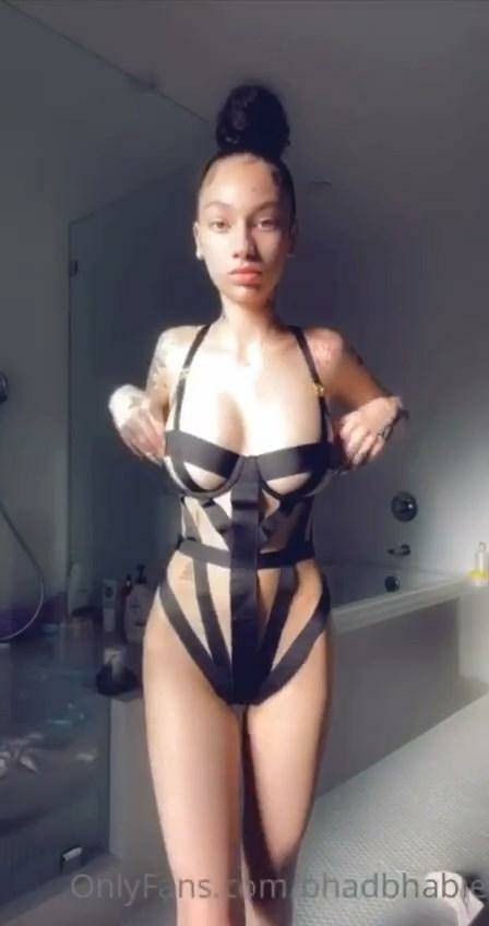 Bhad Bhabie Thong Straps Bikini Onlyfans Video Leaked - #1