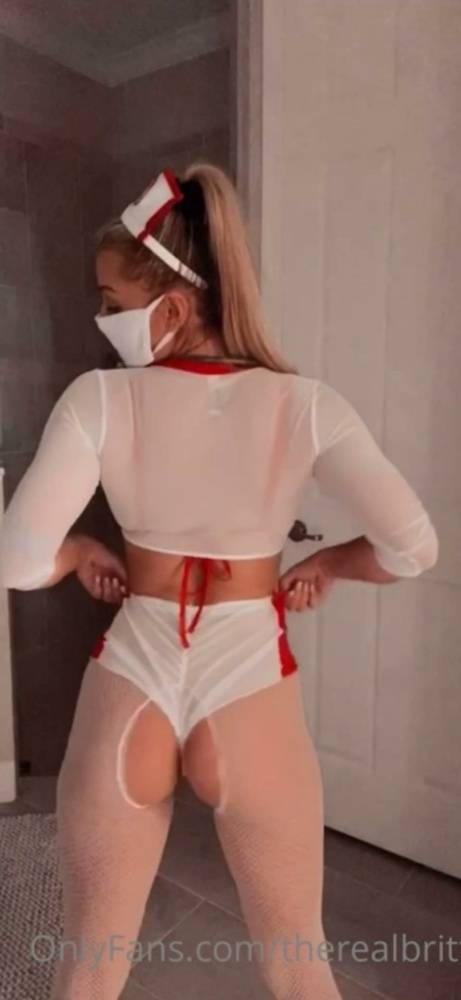 Therealbrittfit Naughty Nurse Onlyfans Video - #5