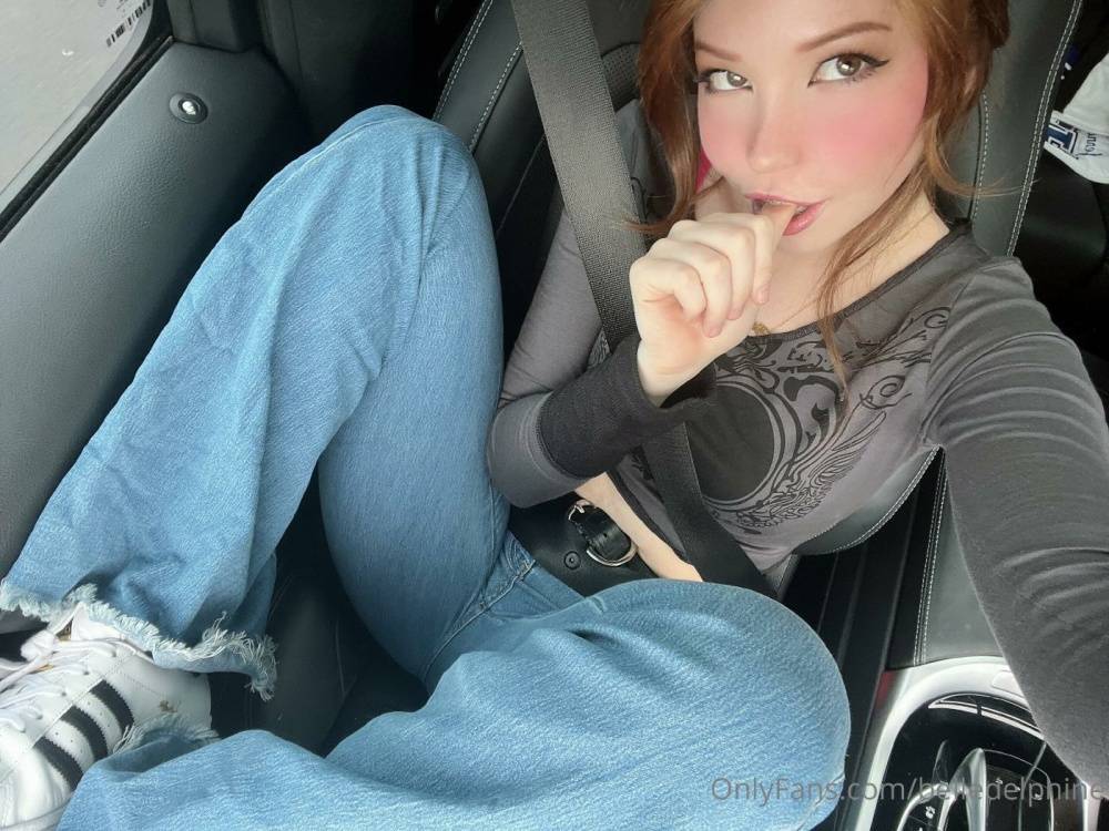 Belle Delphine Car Candid Selfies Onlyfans Set Leaked - #4