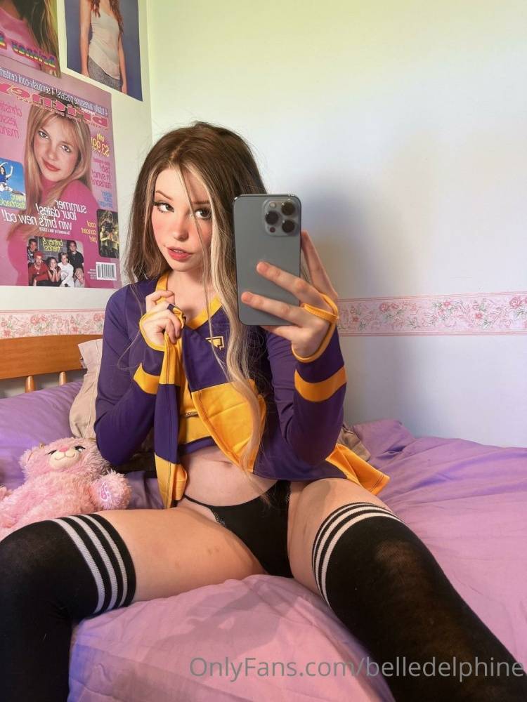 Belle Delphine Cheerleader Outfit Onlyfans Set Leaked - #17