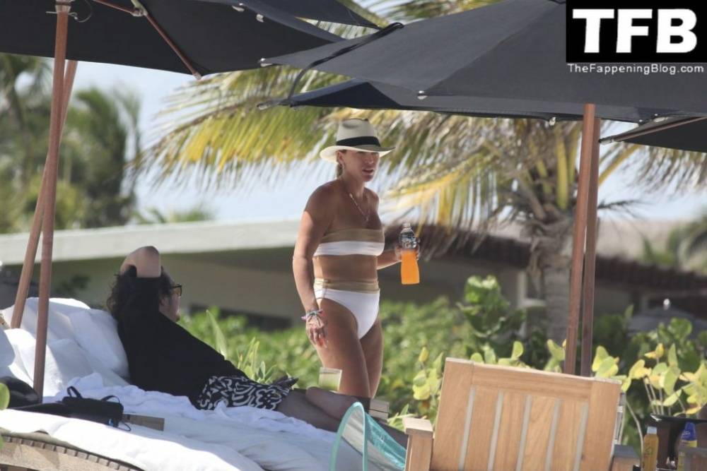Teddi Mellencamp Looks Sexy in a White Bikini as She Hits the Beach in Mexico - #2