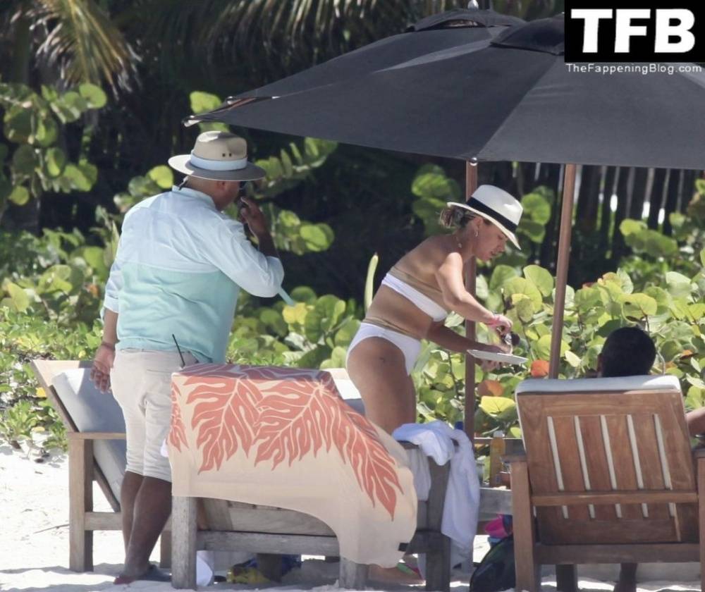 Teddi Mellencamp Looks Sexy in a White Bikini as She Hits the Beach in Mexico - #5