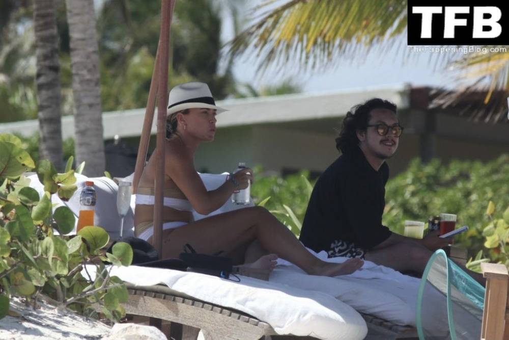 Teddi Mellencamp Looks Sexy in a White Bikini as She Hits the Beach in Mexico - #11