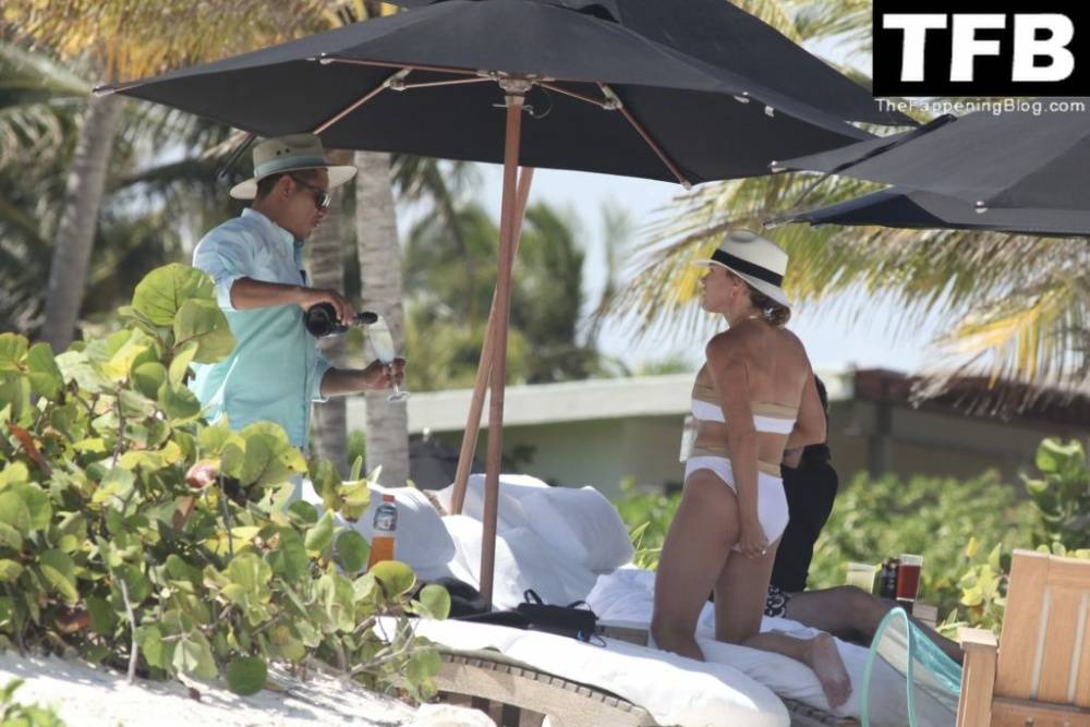 Teddi Mellencamp Looks Sexy in a White Bikini as She Hits the Beach in Mexico - #9
