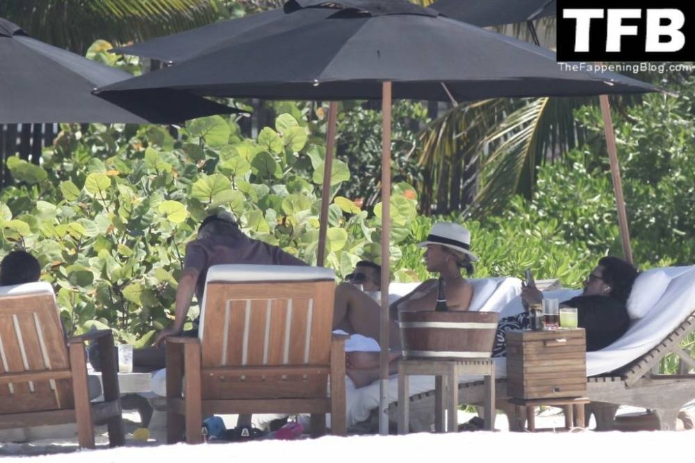 Teddi Mellencamp Looks Sexy in a White Bikini as She Hits the Beach in Mexico - #1