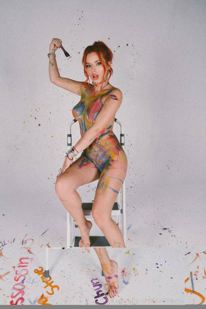 Bella Thorne Nude Body Paint Onlyfans Set Leaked - #13