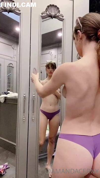 Amanda Cerny Nude Closet Striptease Onlyfans Video Leaked - #9
