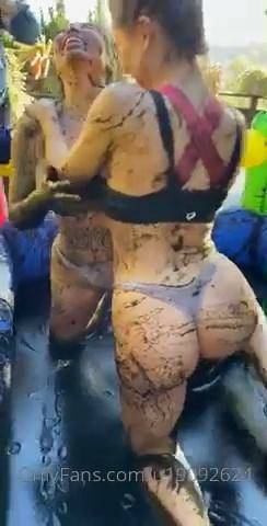 Lana Rhoades Nude Lesbian Mud Wrestling Onlyfans Video Leaked | Photo: 13435