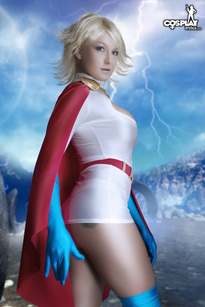 Power Girl Kara Zor L, Karen Starr nude cosplay - #3