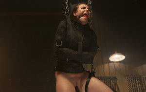 Hot slut gets tormented in device bondage by sadistic captor | Photo: 17385