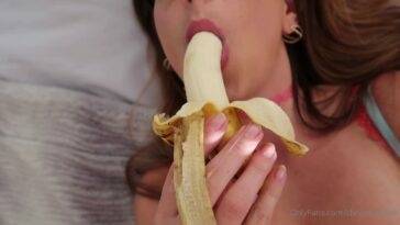 Christina Khalil Banana Blowjob Onlyfans Video | Photo: 2481