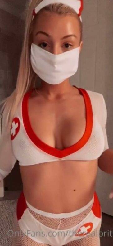 Therealbrittfit Naughty Nurse Onlyfans Video - #main