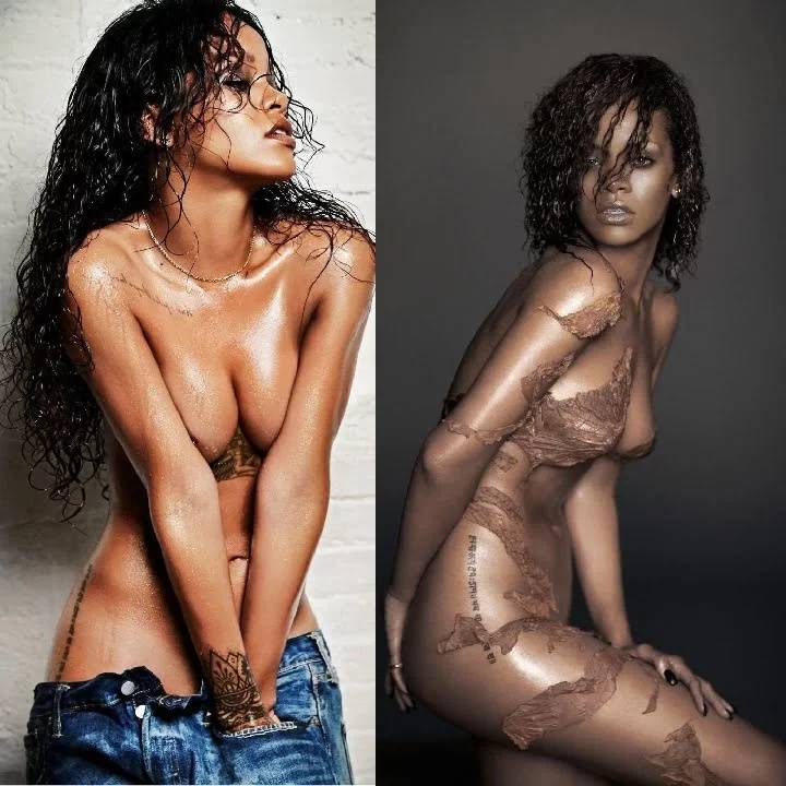 Rihanna Naked Beach Photoshoot Set Leaked - #main