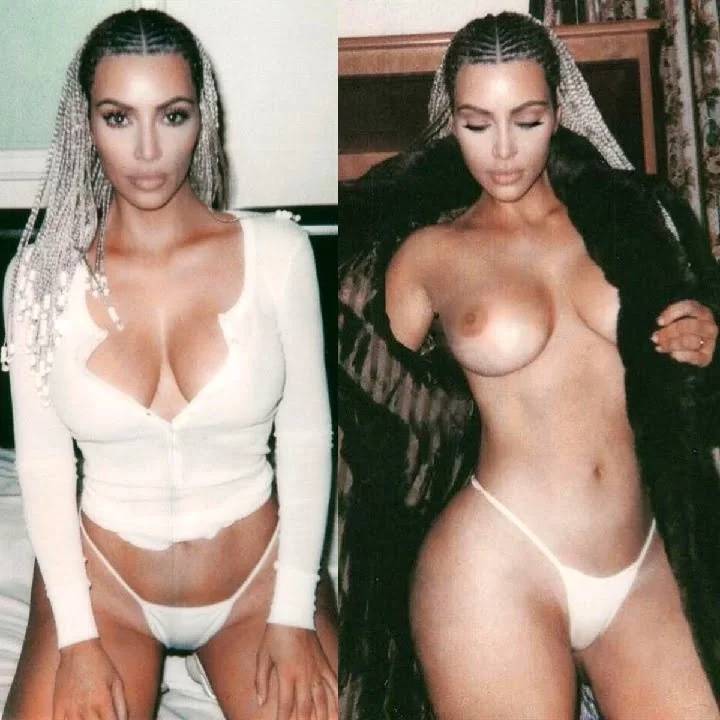 Kim Kardashian Topless Thong Magazine Photoshoot Leaked | Photo: 4212