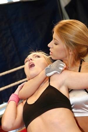 Nikky Thorne and Nataly Von are into some naughty lesbian catfight on www.galphoto.com
