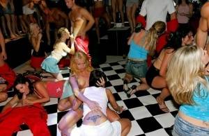 Slutty party chicks have some cock blowing and fucking fun with horny lads on galphoto.com