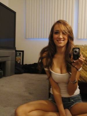 Petite babe Victoria Rae Black makes a few self shots showing off naked body on galphoto.com