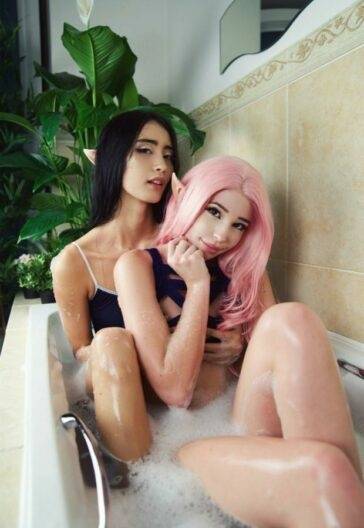 Belle Delphine Nude Bath Photoshoot