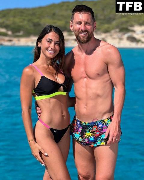 Antonela Roccuzzo & Lionel Messi Enjoy Their Summer Break Out in Formentera