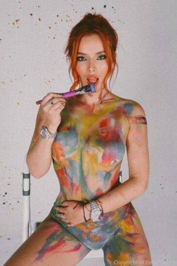 Bella Thorne Nude Body Paint Onlyfans Set Leaked on galphoto.com